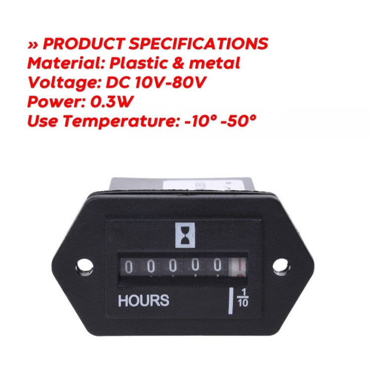 Generator Excavator Industrial Timer, DC10-80V, AC100-250V