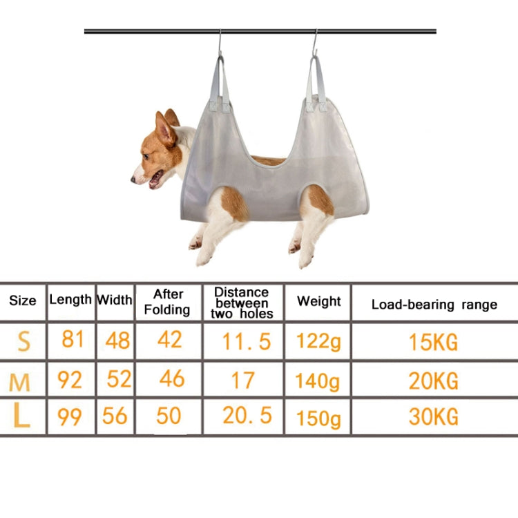 Small & Medium Pet Grooming Polyester Hanging Hammock, Size:, S, M, L
