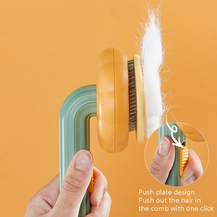 Cat Comb Remove Floating Hair Dog Comb, Yellow