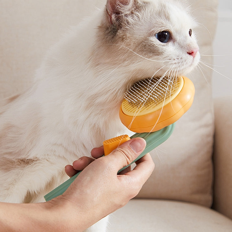 Cat Comb Remove Floating Hair Dog Comb, Yellow