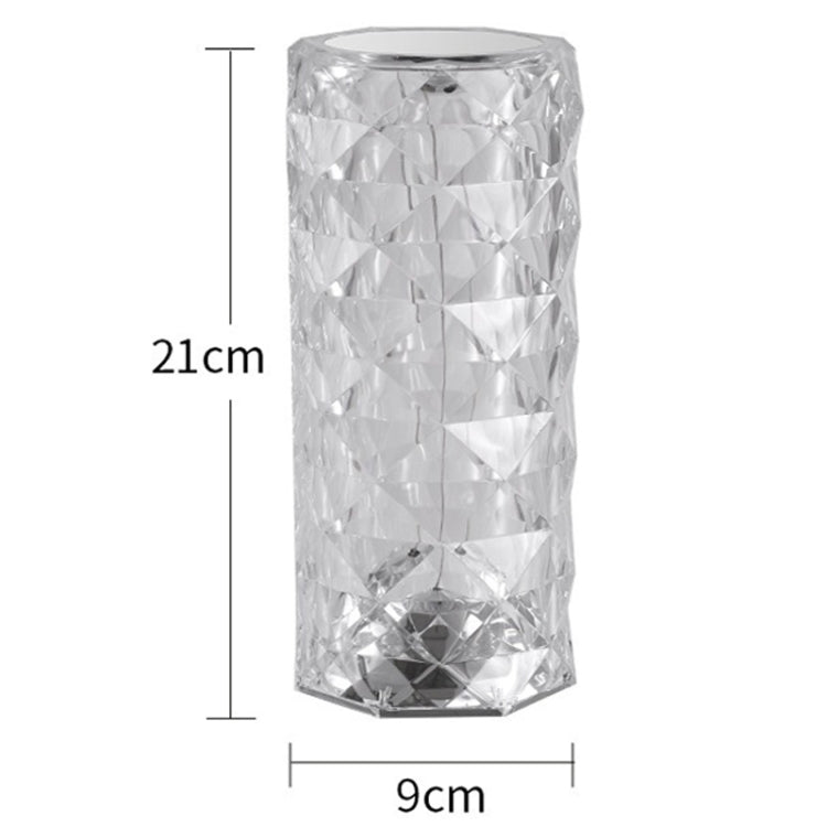 LED Atmosphere Table Lamp USB Charging Touch Bar Night Light, 3-colors Light+Stepless Dimming