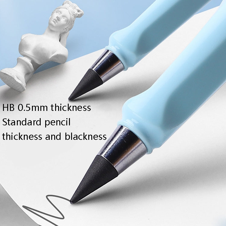 5 PCS No Ink No Need To Sharpen Drawing Sketch Pen Not Easy To Break Erasable HB Writing Pencil, Black, Red, Yellow, Green, Blue, White, Makaron Yellow, Makaron Green, Makaron Blue, Makaron Pink, Makaron Purple, Pink