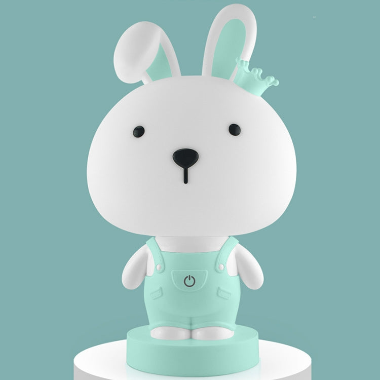 3W Cartoon Crown Pet USB Touch Control Night Light, Rabbit Pink, Rabbit Gray, Rabbit Light Blue, Bear Pink, Bear Gray, Bear Coffee, Cow Pink, Cow Coffee, Cow Green, Tiger Pink, Tiger Coffee, Tiger Green