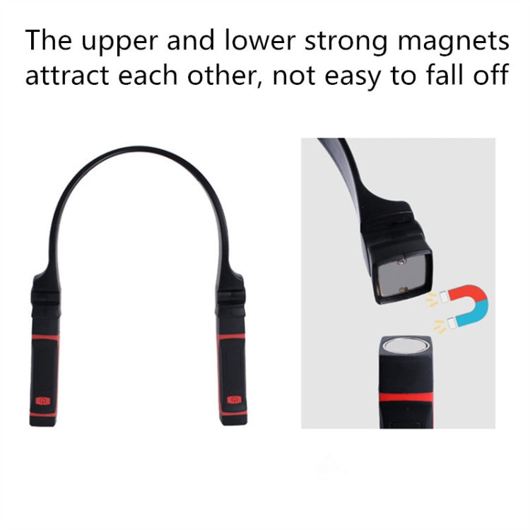 KS-1006 LED Hanging Neck Light Outdoor Lighting Work Light,Style:, Dry Battery, USB Charging
