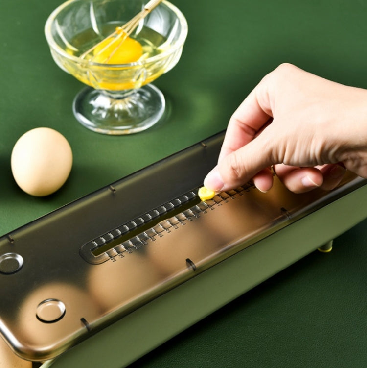 Automatically Fill The Egg Storage Box Refrigerator Fresh-Keeping Box, 1 Layers Green, 1 Layers Blue, 1 Layers Pink