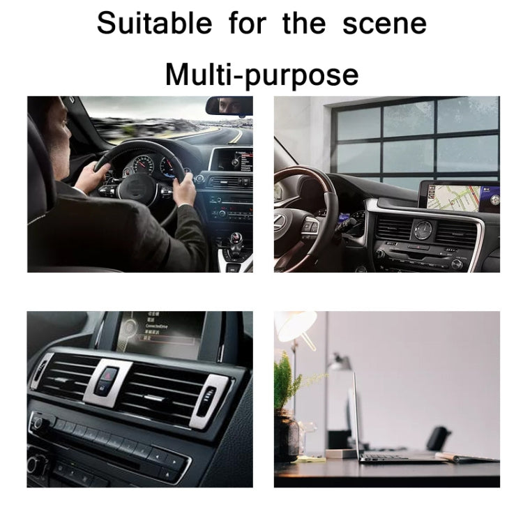 Car Diamond Suction Cup Mobile Phone Holder, Green, Black