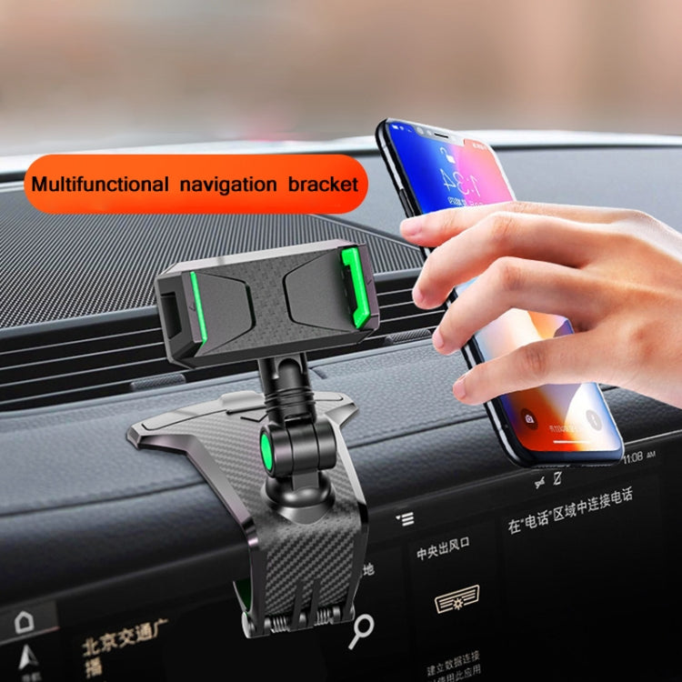 YF011 Car Central Control Instrument Panel Mobile Phone Bracket With Number Plate