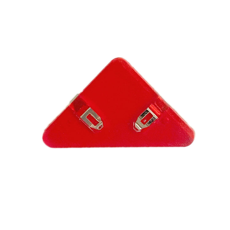 14 PCS Student Test Paper Storage Triangle Book Edge Clip, Transparent White, Transparent Black, Transparent Blue, Transparent Yellow, Transparent Red, Transparent Pink, Solid Pink, Solid Blue, Solid yellow / triplayer, Solid Black