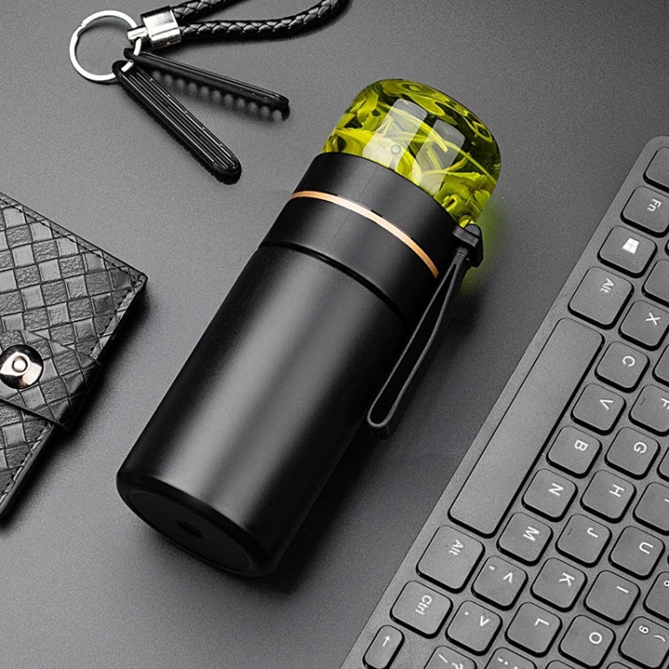 739 316 Stainless Steel Tea Glass Thermos Cup, White, Black, Gold