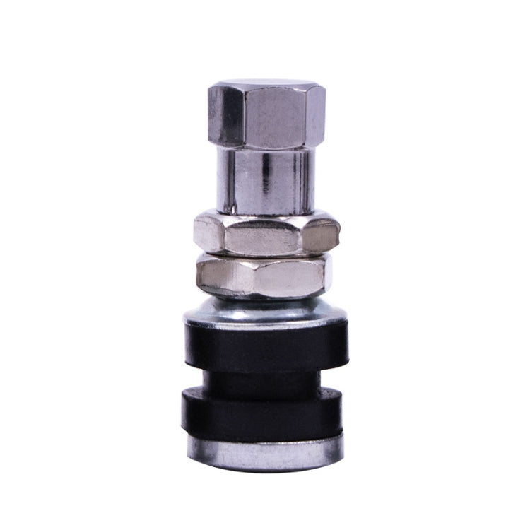 20 PCS Motorcycle Tubeless Tire Valve Stainless Steel Straight Mouth, TR161