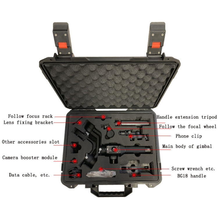 حقيبة صندوق مقاومة للانفجار والصدمات والماء لـ DJI Ronin SC