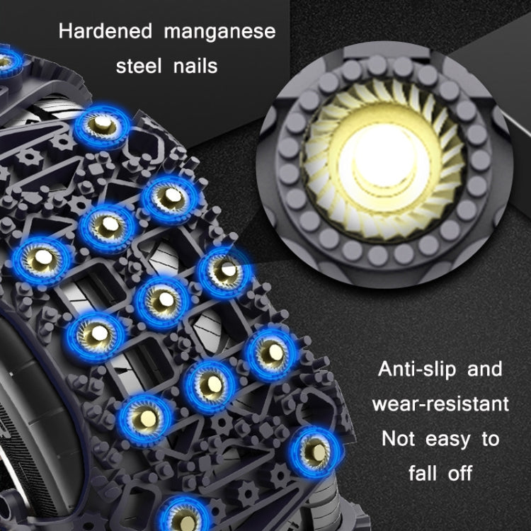 For 175~265cm Snow Emergency Snow Chains For Car SUV General Tires, Black 8764B, Yellow 8764A