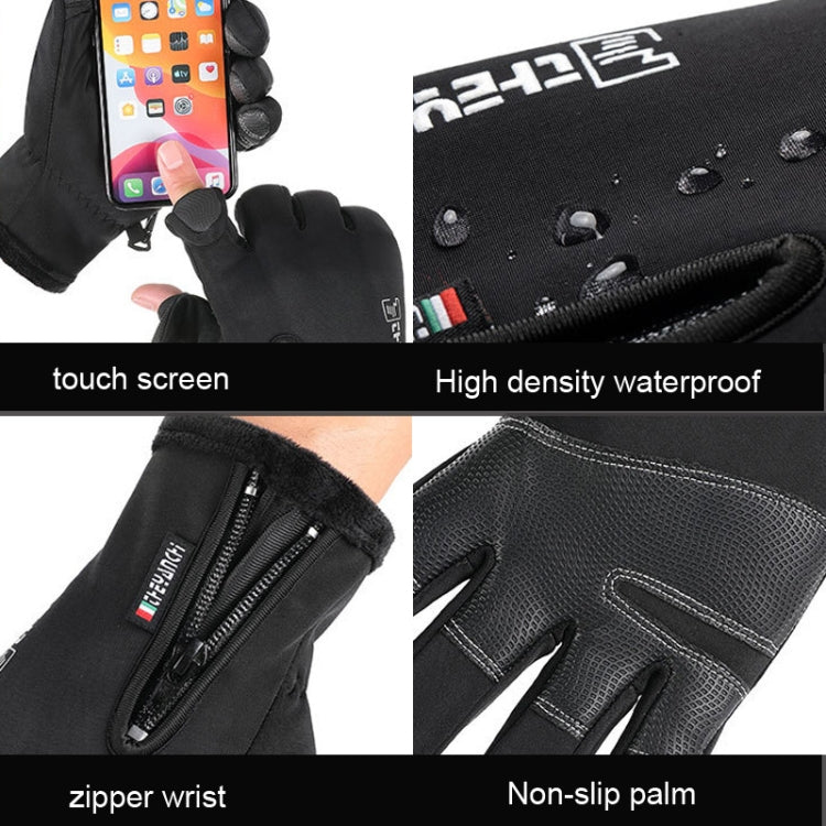 Outdoor Sports Riding Warm Gloves Touch Screen Fingerless Fishing Gloves
