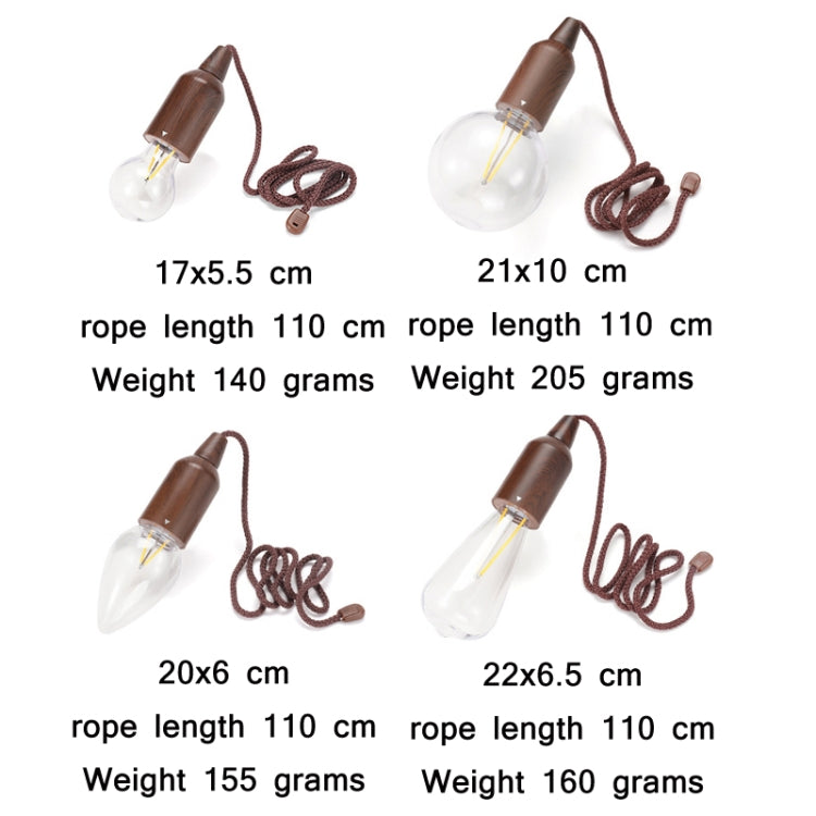 Camping Tent Pull-switch Atmosphere Night Light, Style:, Small Spherical, Large Spherical, Circular Cone