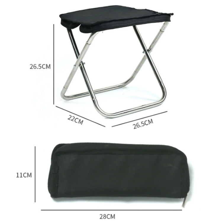 Outdoor Portable Handbag Folding Fishing Stool, Fishing Stool(Black), Fishing Stool(Blue)