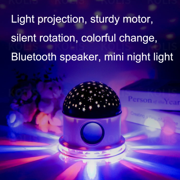 Bluetooth Music Starry Sky LED Projection Lamp, Spec:, Remote Control-EU Plug