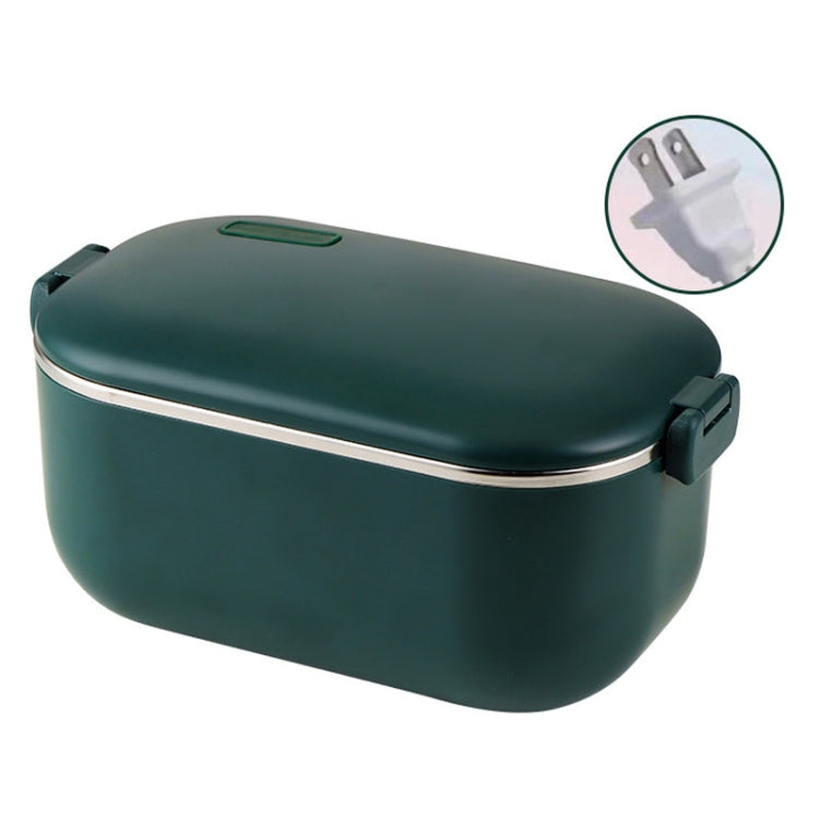 48W 1L 304 Stainless Steel Heating Lunch Box Can Be Plugged In, US Plug, 12V Car Plug, EU Plug, UK Plug