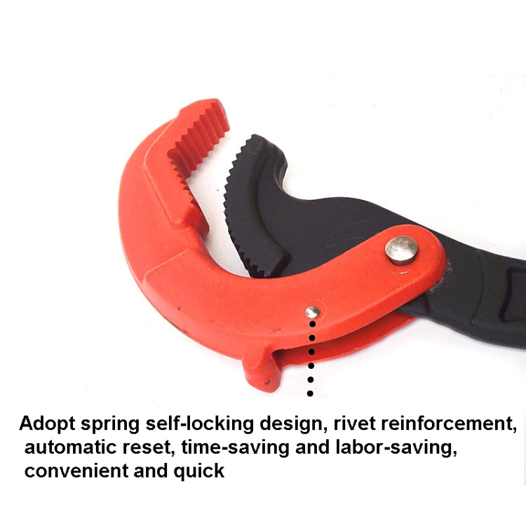 Quick Self-Locking Bathroom Wrench, Random Color Delivery, 10 Inch (14-30mm), 14 Inch (30-60mm)