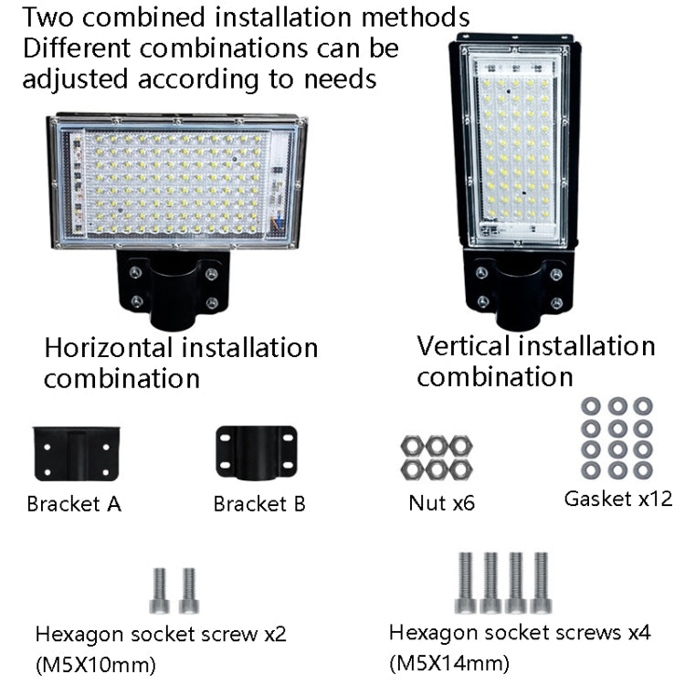 LED Waterproof Road Lighting Courtyard Floodlight, 25W, 200W