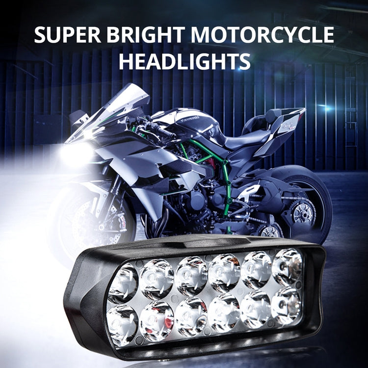 2 PCS MK-265 Motorcycle Character Shooting Light Auxiliary Day Running Light, Style:, 8 LEDs, 12 LEDs, 16 LEDs