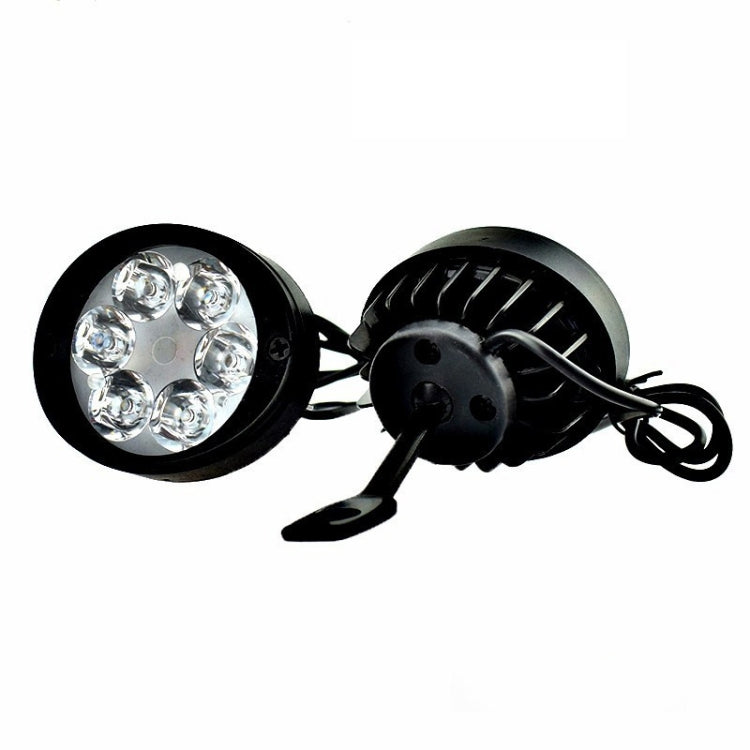 2 PCS MK-262 6 LEDs Motorcycle Fog Lamp, Shooting Light