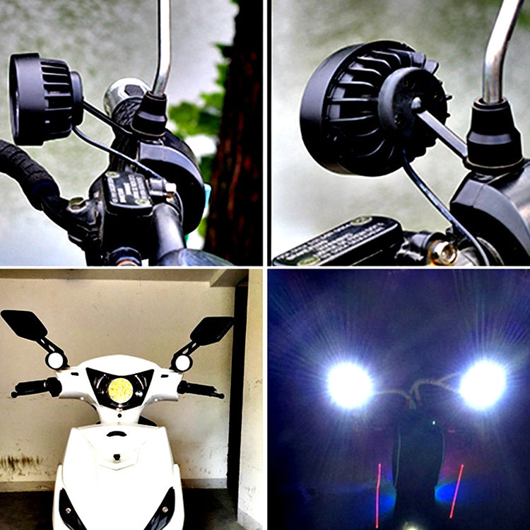 2 PCS MK-262 6 LEDs Motorcycle Fog Lamp, Shooting Light