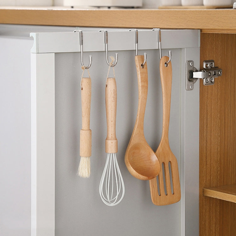 5pcs /Pack S-Shaped Double Hook Stainless Steel Coat And Drawer Door Rear Hook