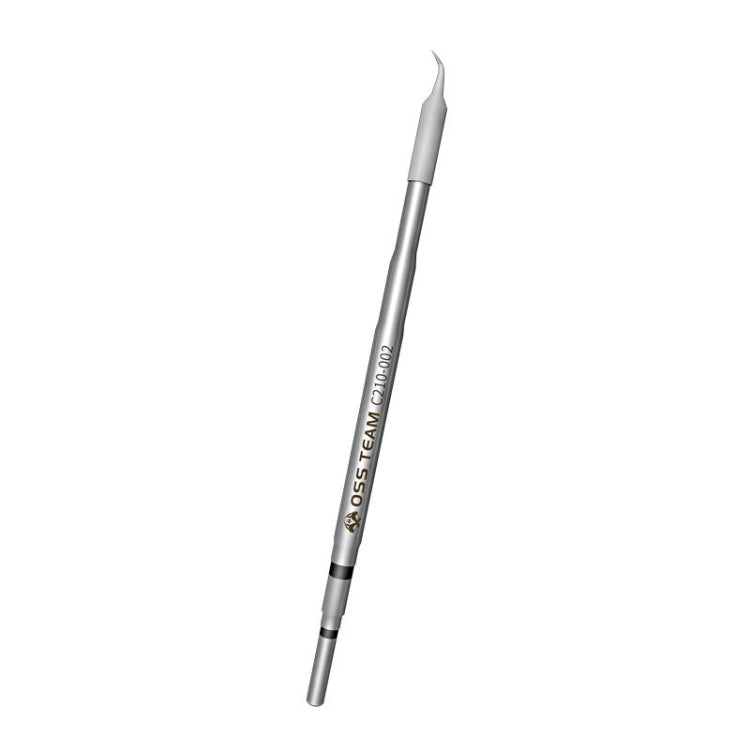 رأس لحام بطرف مكواة اللحام من سلسلة OSS Team C210 لـ JBC T210 / C CD-2SD / 2SHE، رأس مستقيم، رأس بزاوية، رأس سكين