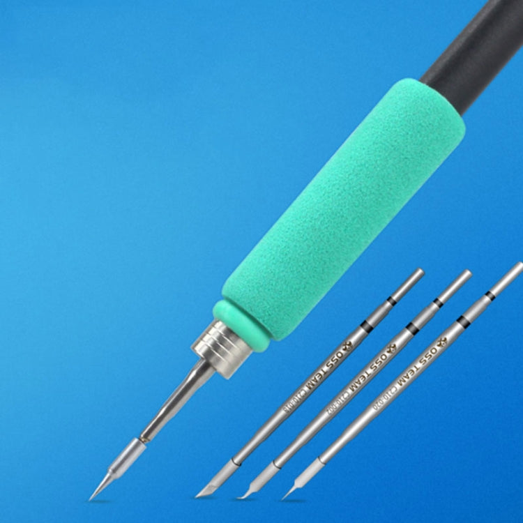 رأس لحام بطرف مكواة اللحام من سلسلة OSS Team C210 لـ JBC T210 / C CD-2SD / 2SHE، رأس مستقيم، رأس بزاوية، رأس سكين
