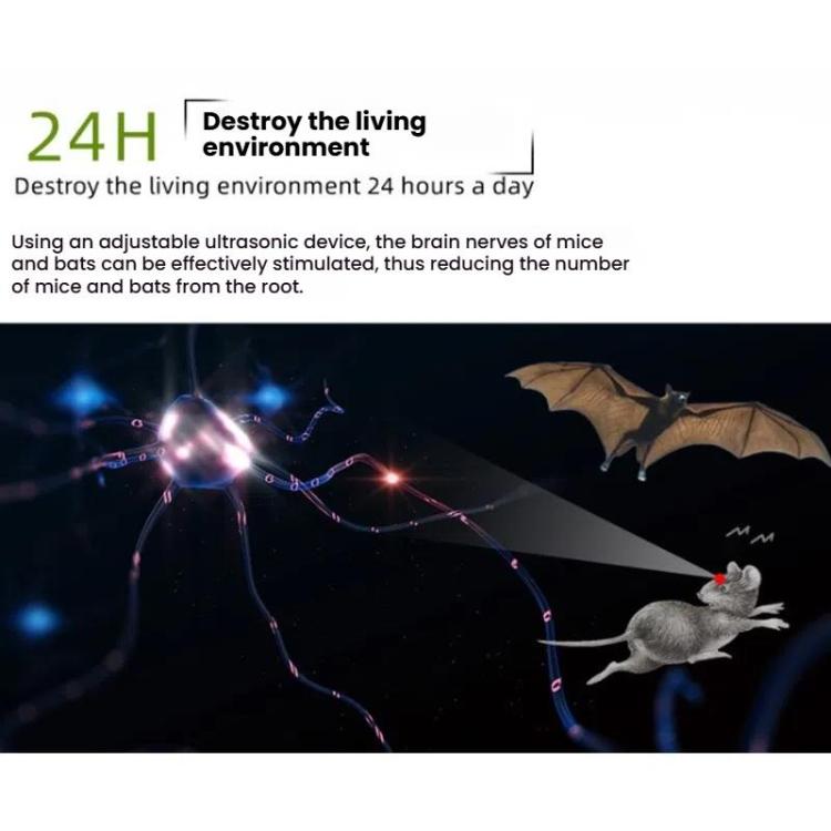 Removable Rechargeable Ultrasonic Bat-proof Mouse Repellent, Mouse Repellent