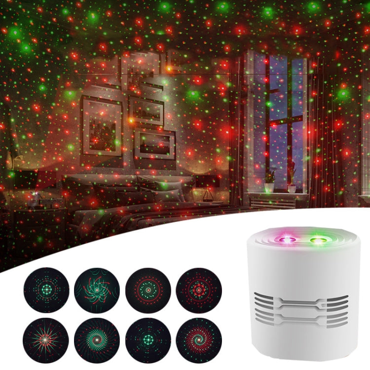 C209 USB Charge Mini Laser Stage Atmosphere Light, Single Star Style (White), 8 In 1 Style (White), 12 In 1 Style (White), Single Star Style (Black), 8 In 1 Style (Black), 12 In 1 Style (Black)