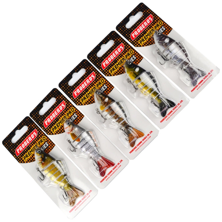 2 PCS PROBEROS HS001 10cm 15.5g Road Sub-Fish Bait Plastic Hard Bait