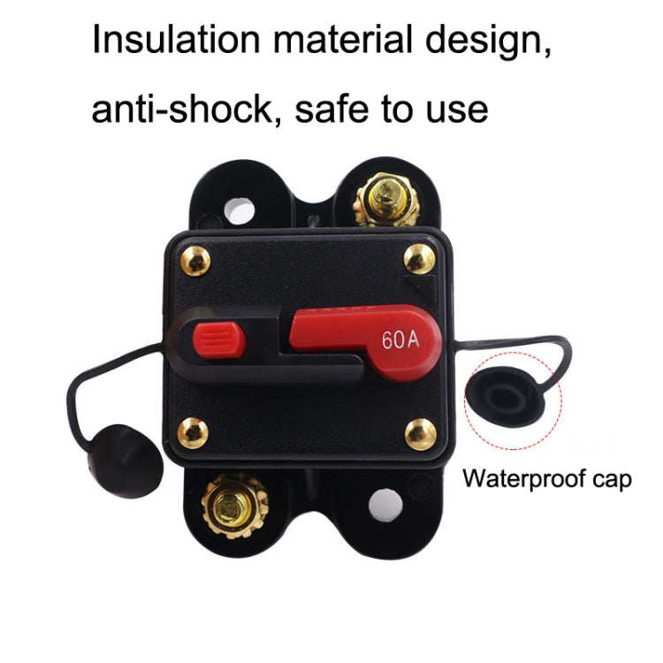 CB2 Car RV Yacht Audio Modification Automatic Circuit Breaker Switch, 30A, 40A, 50A, 60A, 100A, 150A, 250A, 300A