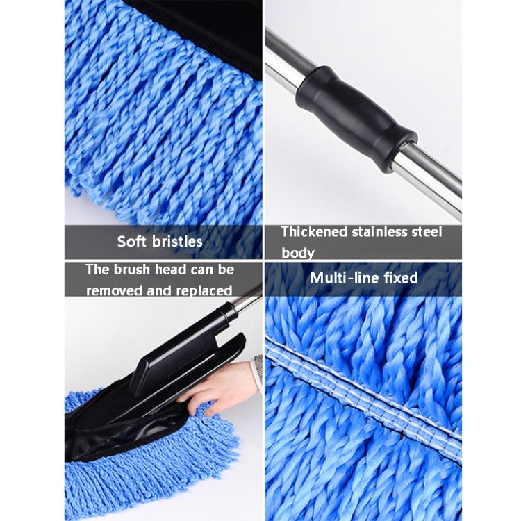 CS-365 Multifunctional Car Washing Telescopic Long-Handled Brush, Blue (Zipper Bag), Gray (Zipper Bag), Blue (OPP Bag), Gray (OPP Bag)