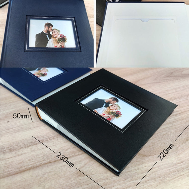 N55060 6 inch Couple Memorial Album, Red, Blue, Black, White