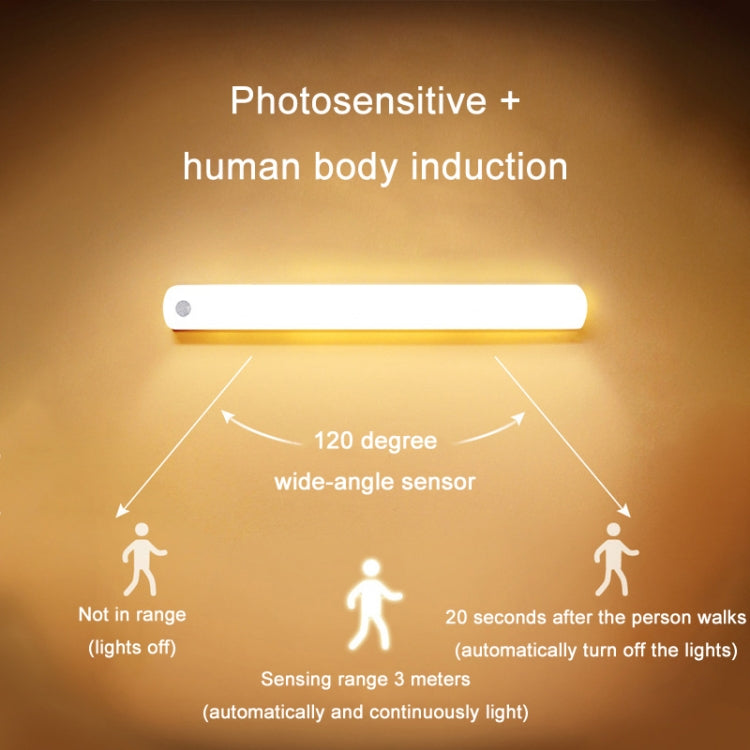 Magnetic Rechargeable Cabinet Bedside Human Body Induction Lamp, Specification:, 200 mAh Without Switch 15cm, 400 mAh Without Switch 15cm, 600 mAh With Switch 25cm, 900 mAh With Switch 35cm