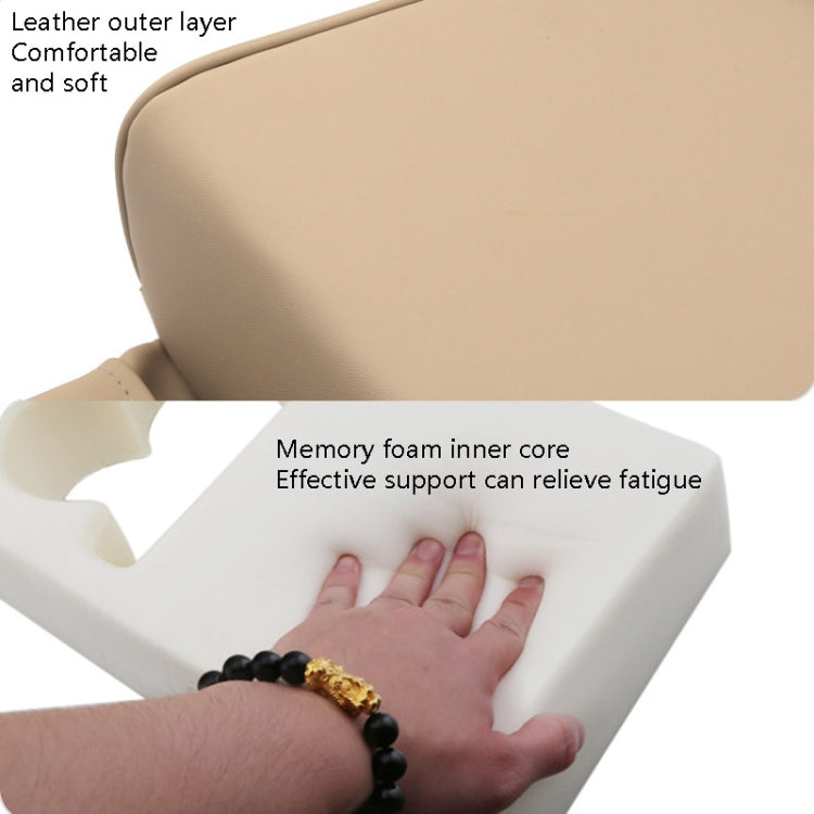 Car Armrest Box Increased Support With Rear Seat Water Cup Holder, Beige, Black, Brown