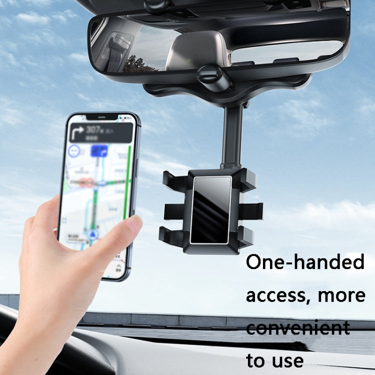 ZJ099 360 Degree Rotating Car Rearview Mirror Phone Holder, ZJ099