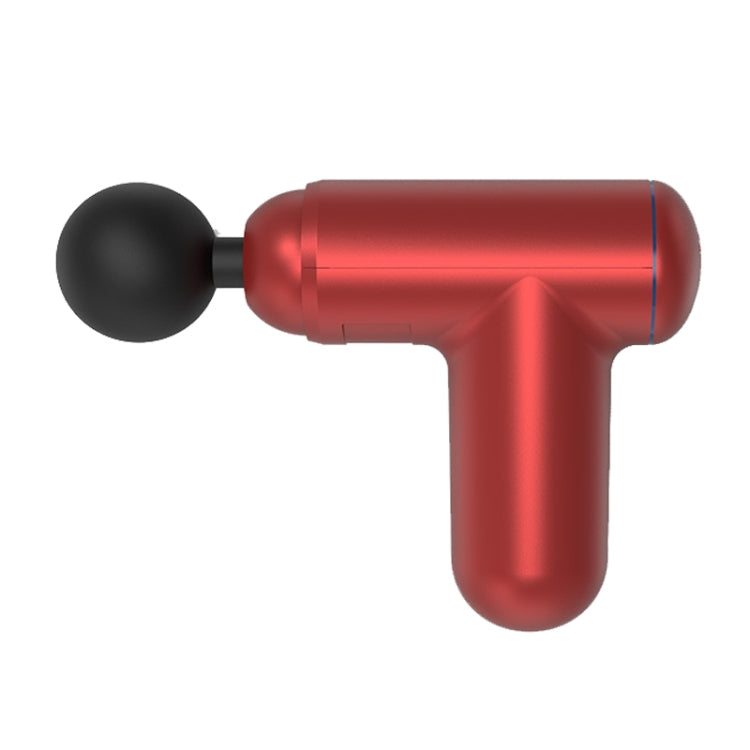 J12A Mini Vibrating Massage Button Type Fascia Gun, Black, Gray, Silver, Red