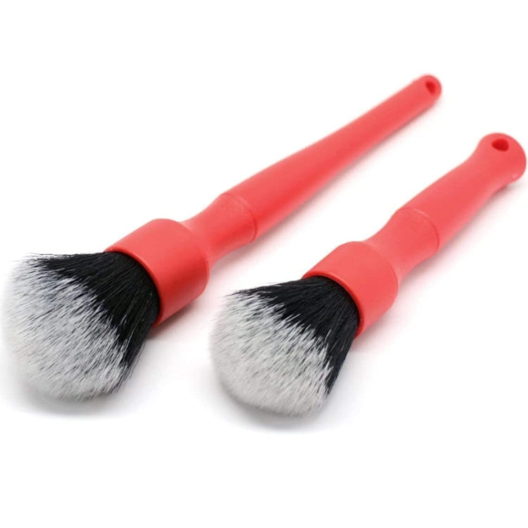 Car Air Conditioner Outlet Brush Interior Cleaning Soft Brush, Small+Large Black, Small+Large Blue, Small+Large Red