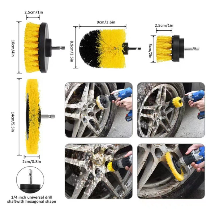 Car Wheel Cleaning Brush Interior Detail Brush, 19 PCS / Set
