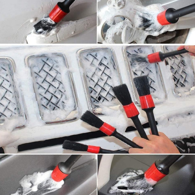 Soft Detail Brush Waterproof Car Wash Gloves, 11 PCS / Set