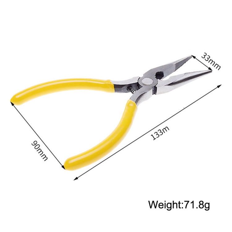 XBQ1001 Multifunctional Manual Pliers, 5 Inch Sharp Mouth, Needle Mouth, Steel Wire, Arc Mouth, Top, Tangent, Cast Iron Sharp Mouth