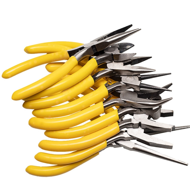 XBQ1001 Multifunctional Manual Pliers, 5 Inch Sharp Mouth, Needle Mouth, Steel Wire, Arc Mouth, Top, Tangent, Cast Iron Sharp Mouth