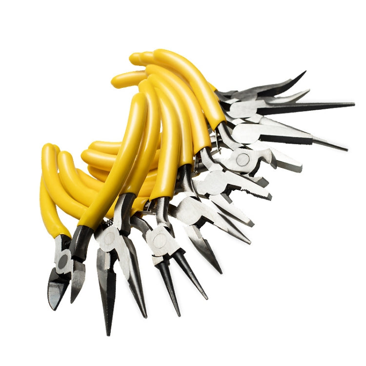 XBQ1001 Multifunctional Manual Pliers, 5 Inch Sharp Mouth, Needle Mouth, Steel Wire, Arc Mouth, Top, Tangent, Cast Iron Sharp Mouth