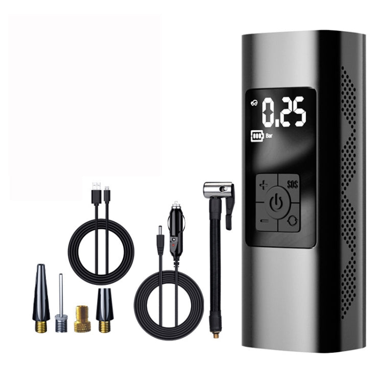 Car Portable Digital Display Electric Air Pump, 2712 Wired Version, 2712 Wireless Version 6000 mAh, L2775 Wired Version, L2775 Wireless Version 4000 mAh