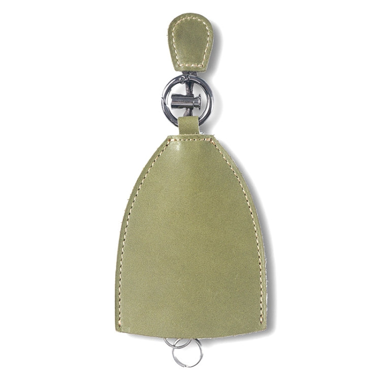 18Y-009 Vintage Handmade Leather Car Pull-Out Key Case, Plant Tanned Leather, Oil Wax Skin Olive Green, Oil Wax Skin Blue, Oil Wax Skin Tea, Oil Wax Skin Camel