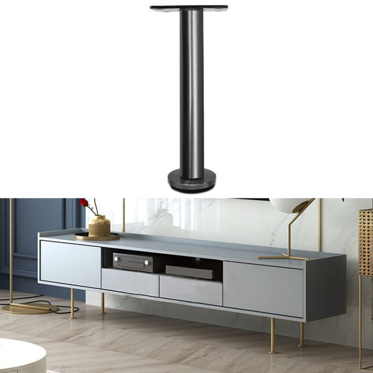LH-TJ003 Adjustable Stainless Steel Round Tube Furniture Legs, Height:, 8cm, 10cm, 13cm, 16cm, 18cm, 21cm, 23cm, 25cm, 28cm, 30cm, 32cm, 35cm