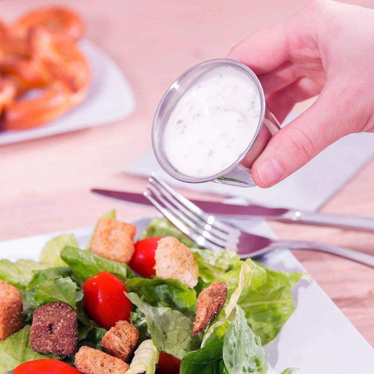 Stainless Steel Tortilla Salad Tomato Sauce Cup, Specification: 304 Small