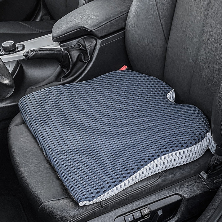 QFC040 U-shaped TThickened Memory Foam Car Seat Cushion, Black, Grey